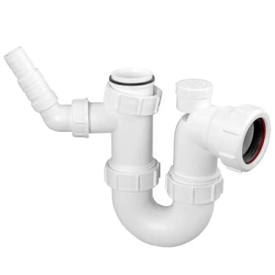 Image of Mcalpine WM14V Sink Trap with 135� Swivel Nozzle Anti Syphon (Silentrap)