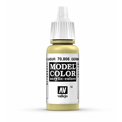 Image of Vallejo Model Color 17 ml Acrylic Paint German Yellow