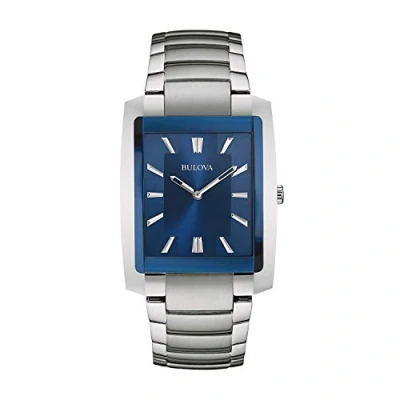 Image of Bulova Men Analog Quartz Watch with Stainless Steel Strap 96A169