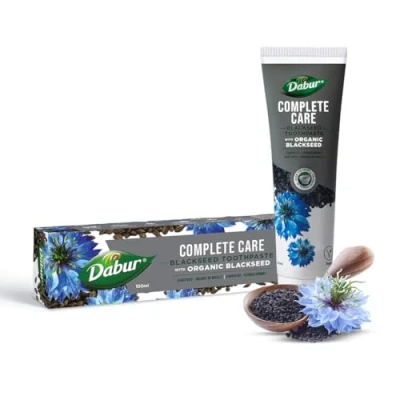 Image of Dabur Black Seed Organic Toothpaste 100ml Complete Care for Strong Teeth &amp; Gums Specially Formulated Natural Oral