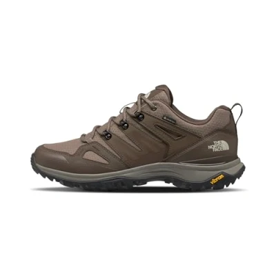 Image of The North Face Hedgehog Goretex Hiking shoes, Men&#039;s, Size: 7.5, Garnet/smokey brown Imitation leather/ textile