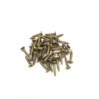 Image of 100 Pcs Wood Screws Double Countersunk General Purpose (5mm x 25mm)