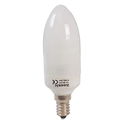 Image of Kosnic E14 11 Watt CFL Decor Candle Lamp, Warm White