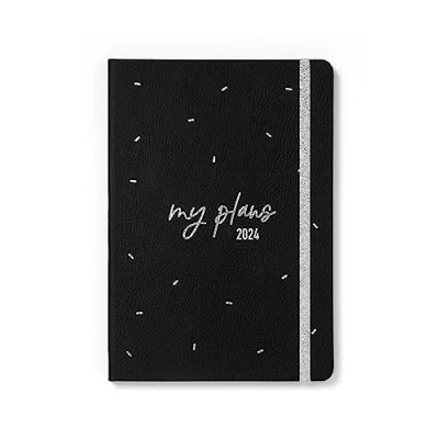 Image of Letts Joy A5 2024 week to view diary black