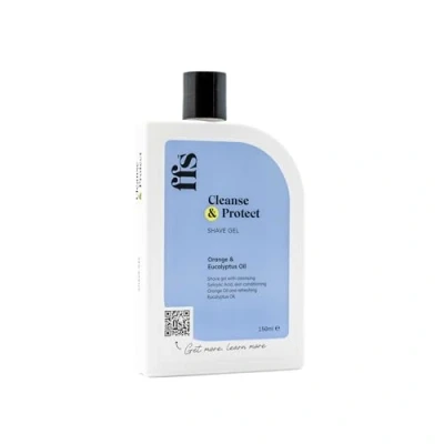 Image of FFS Beauty Natural Shaving Gel For Men and Women 150ml with Orange &amp; Eucalyptus Oil No Parabens Cruelty Free travel, Sensitive skin Vegan