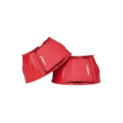 Image of LeMieux Rubber Overreach Bell Boot Coral Red Medium