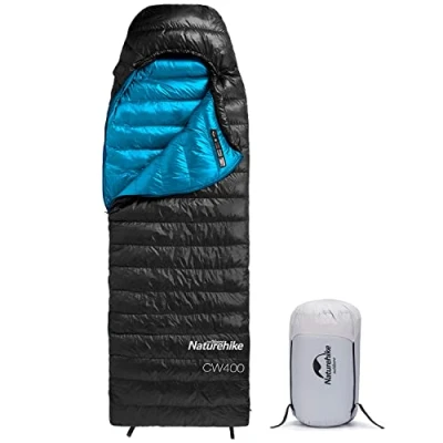 Image of Naturehike Lightweight Down Sleeping Bags for Adults 750 Fill Power 4 Season,2.0lbs Ultralight Compact Portable,Waterproof, Camping, Hiking, Backpacking With Compression Bag