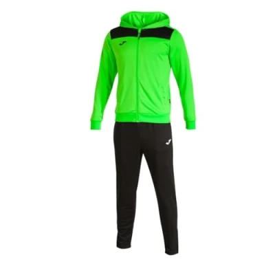 Image of Joma Men&#039;s Phoenix II Tracksuit, Neon Green/Black, S