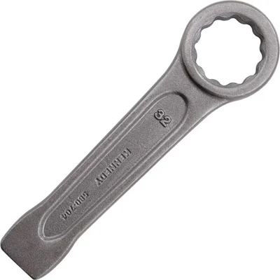 Image of Kennedy Imperial Ring Slogging Spanner, Chrome Satin Hardened Steel, 1 3/4in