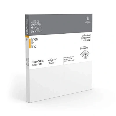 Image of Winsor &amp; Newton 6204001 Professional Canvas Stretcher Frame 465 g/m² Triple Primed Medium Grain Ideal for Oil Paints and Acrylic 100 x cm