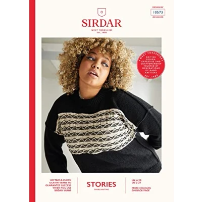 Image of Sirdar Stories DK Knitting Pattern 10573 Sweater