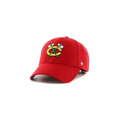 Image of 47 Brand Adjustable Cap MVP Chicago Blackhawks red