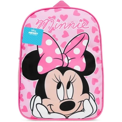 Image of Get Trend Disney Minnie Mouse Backpack Kids Toddlers 2 10 Yrs Rucksack Daypack Nursery Bag Preschool Primary Lunch Sports Travel Bookbag Adjustable Straps (Pink Mouse)