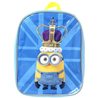 Image of Posh Paws Minion Movie British Crown Backpack (Small)