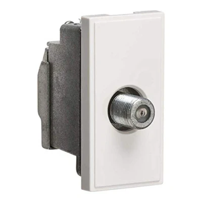 Image of KnightsBridge Screened SAT TV Outlet Module 25 x 50mm White