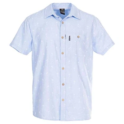 Image of Trespass Mens Shirt Short Sleeved Slapton Palm Tree