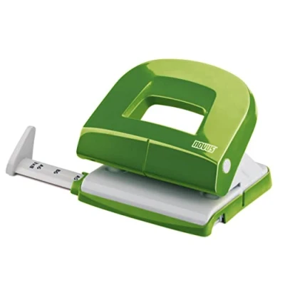 Image of Novus E 216 025 0547 Hole Punch Metal / Plastic 1.6 mm 16 Page Capacity Green