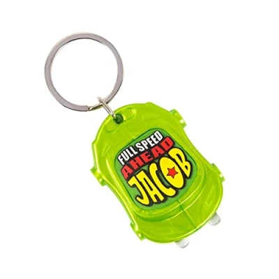 Image of History &amp; Heraldry Personalised Keyring Twin Turbo Torch (Jacob)