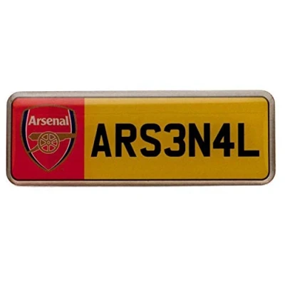Image of Arsenal F.C. Number Plate Badge