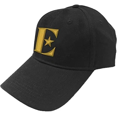 Image of Elton John Unisex Adult E Baseball Cap (One Size) (Black/Gold)