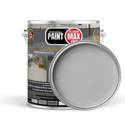 Image of PaintMax Professional PU300 Polyurethane Light Grey Ral 7035 Floor Coating 20 Litre