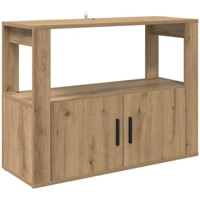 Image of vidaXL Sideboard Artisan oak 80 x 30 60 cm Engineered wood
