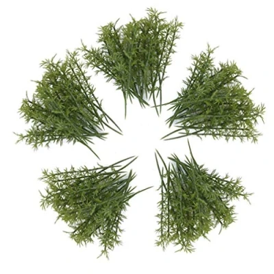 Image of LUOEM Model Bamboo Trees Scenery Landscape 1:200 100pcs,Green