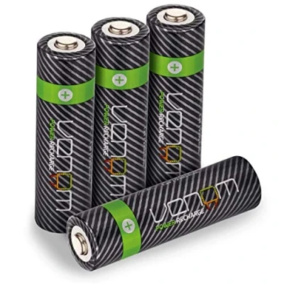 Image of Venom Rechargeable AA Batteries 2100mAh 1.2V NiMH High Capacity (4 Pack)