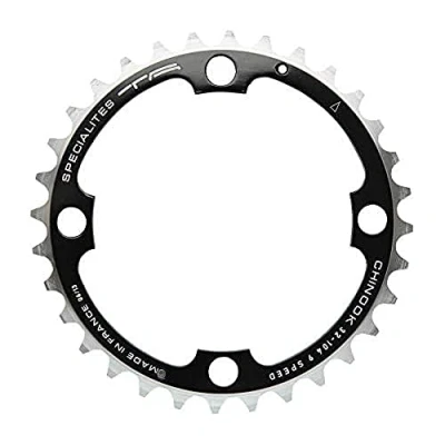 Image of Spécialités TA Chinook 4 Arm 104pcd Middle 8/9 Speed Chainring, 36t, Black