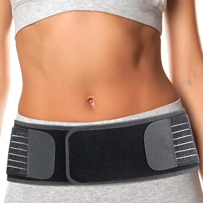 Image of Thx4COPPER Elastic Mesh SI Hip Belt, Compression Lower Back Support Brace, Anti Slip Sacroiliac Joint Brace for Men/Women, Pain Relief Sciatica, Pelvis, Lumbar, Nerve, Leg, Sacral, Sacrum