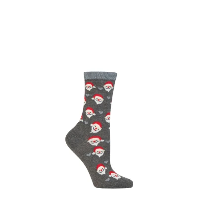 Image of Women&#039;s 1 Pair Charnos Santa Socks Grey One Size