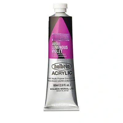 Image of Holbein Artist Heavy Body Acrylic 60ml Tube Luminous Violet