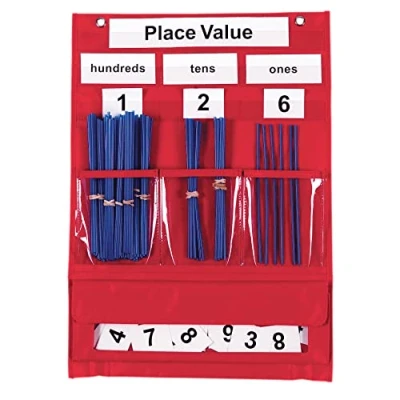 Image of Learning Resources Counting &amp; Place Value Pocket Chart