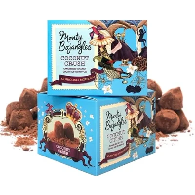 Image of Monty Bojangles Coconut Crush Cocoa Dusted Truffles, 150g