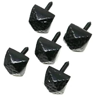 Image of 5 x fiXte Antique Iron Door Stud Screw Screws Bolt 19mm (3/4 inch) Japanned Black