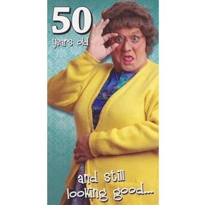Image of Mrs Browns Boys 50th Birthday Card