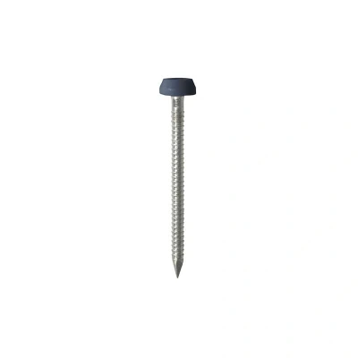 Image of 3x TIMCO Polymer Headed Pins A4 Stainless Steel Anthracite Grey PP40AG Pack of 250