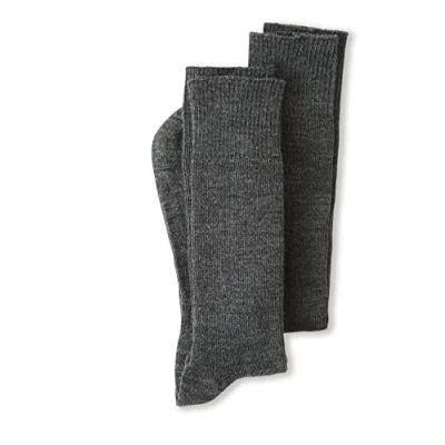 Image of Damart Women&#039;s Lot 2 paires de chaussettes Thermolactyl et Laine Casual Socks, Gris, Normal