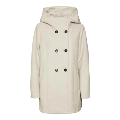 Image of VERO MODA Women&#039;s Vmfortune Shila Jacket Ga Noos, Oatmeal/Detail: Melange, One Size