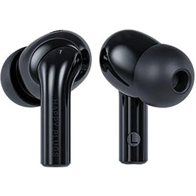 Image of HAPPY PLUGS Joy Pro Wireless Bluetooth Noise Cancelling Earbuds Black, Black