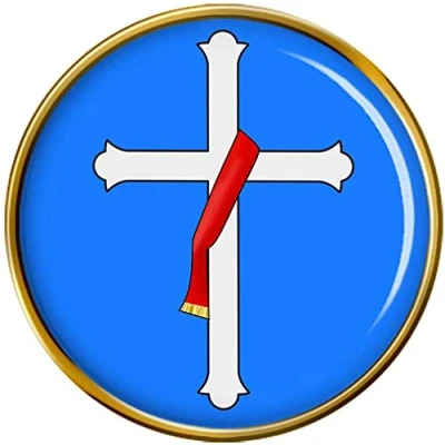 Image of Deacon&#039;s Cross Christian Pin Badge