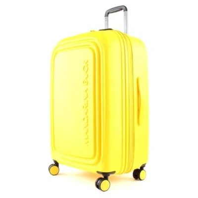 Image of Mandarina Duck LOGODUCK + Trolley MEDIUM EXP Yellow (Yellow) 45x69x32/35 (LxHxW)