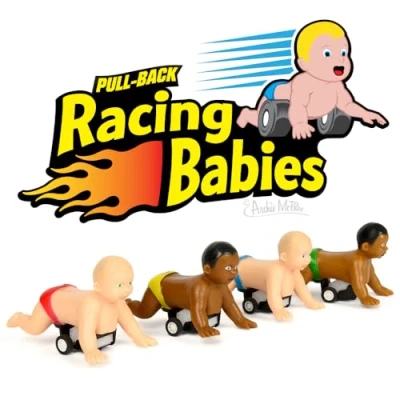 Image of Archie McPhee Racing Babies Set of 4