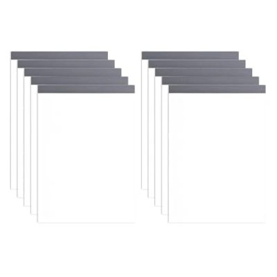 Image of M&amp;G 4x6 Pocket Note Pads, 10 Pack A6 Small Legal Pads 70 Sheets Mini Notepads Writing Pad College Blank Calculus Memo Paper Tablet Kraft Cover for Work Taking Math Drawing