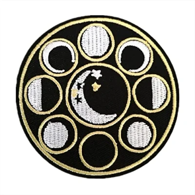 Image of BPA Heart Embroidered Patches Iron on or Sew for Clothing Jackets etc.