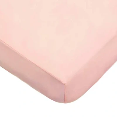 Image of American Baby Company Fitted Crib Sheet 28&quot; x 52&quot;, Soft Breathable Neutral 100% Cotton Jersey Sheet, Blush, for Boys and Girls, Fits Toddler Bed mattresses