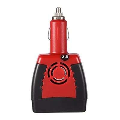 Image of Car Power Inverter, 150W Inverter USB 2.1A DC 12V to 220V AC for Mobile Laptop