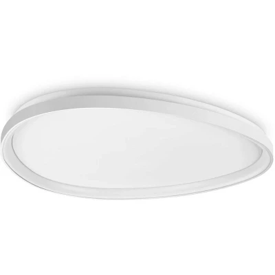 Image of Gemini 81cm ON OFF Integrated LED Semi Flush Light White 5400Lm 3000K