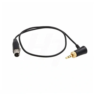 Image of HangTon Locking 3.5mm Mini XLR TA3F Audio Cable for Sennheiser EK500G4 EK2000 and Sony UWP D11 D10 D20 Transmitter Receiver to Mixer Recorder 664