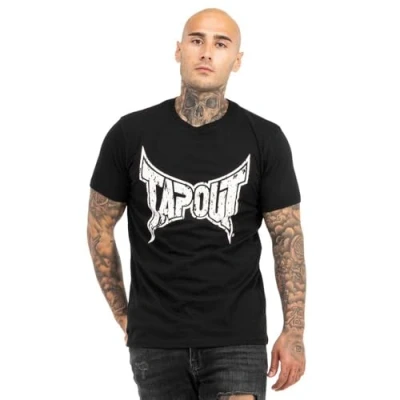 Image of Tapout Men&#039;s Amboyn T Shirt, Black/White, M